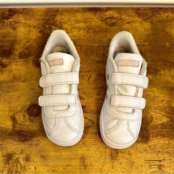 adidas VL Court 2.0 CMF Girls' Sneakers size toddler 10 - Picture 2 of 7